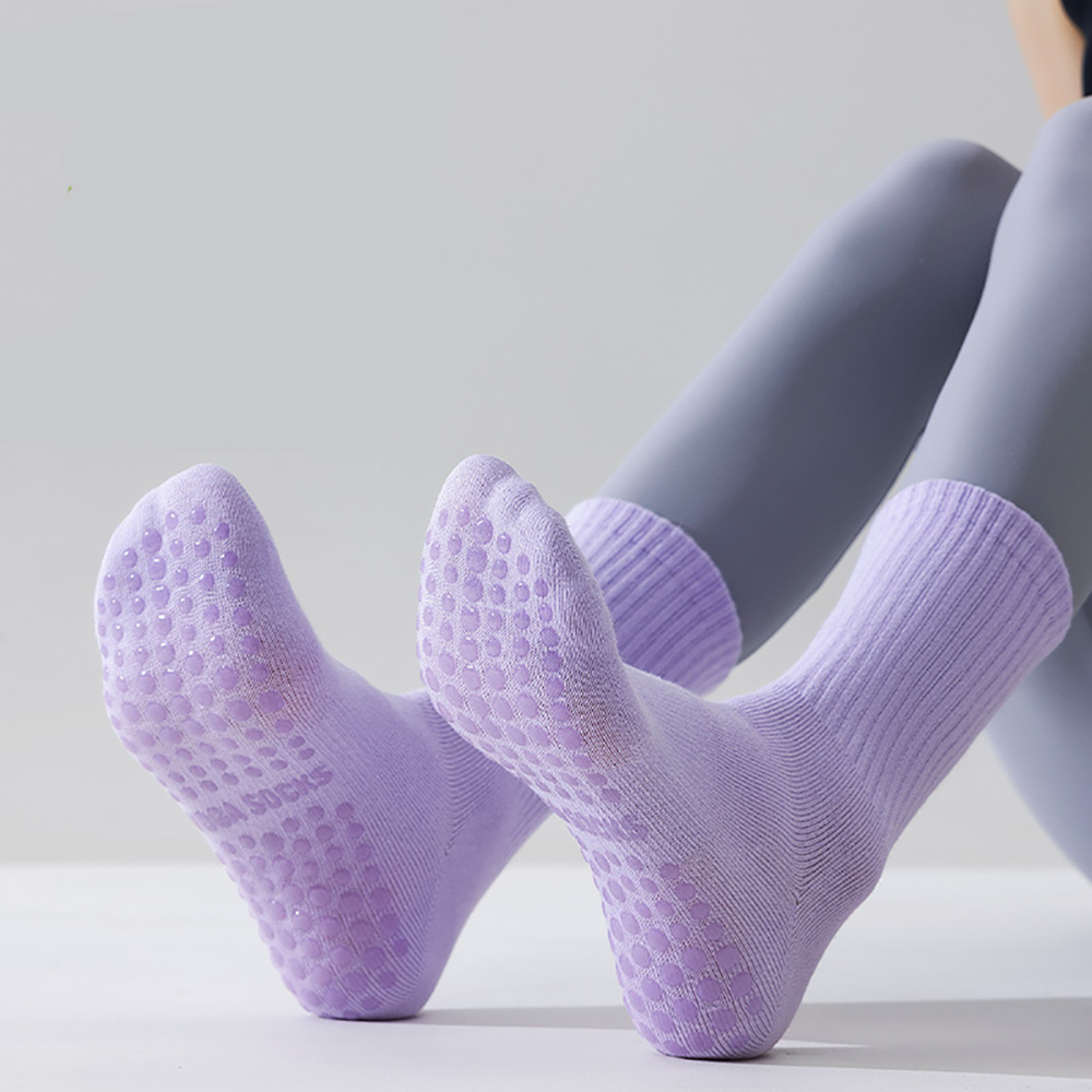 Pilates Yoga Exercises - Hoge kwaliteit dames yogasokken, kleurrijke trendy
