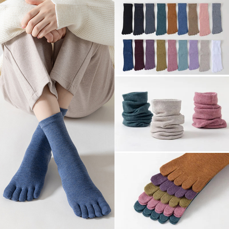 Pilates Yoga Hose - 1 Paar Yoga Vijf Vinger Sokken