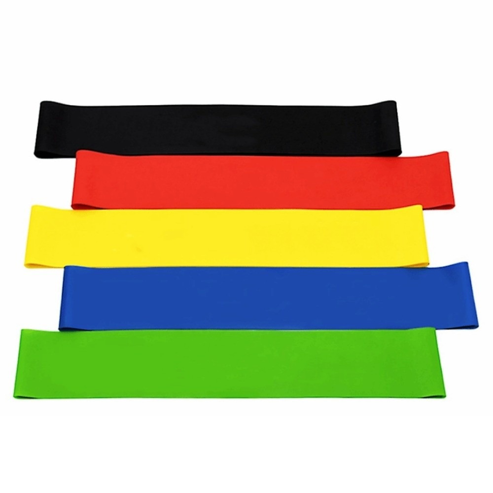 Pilates X Yoga - 5 stuks 30 x 5cm weerstandsbanden