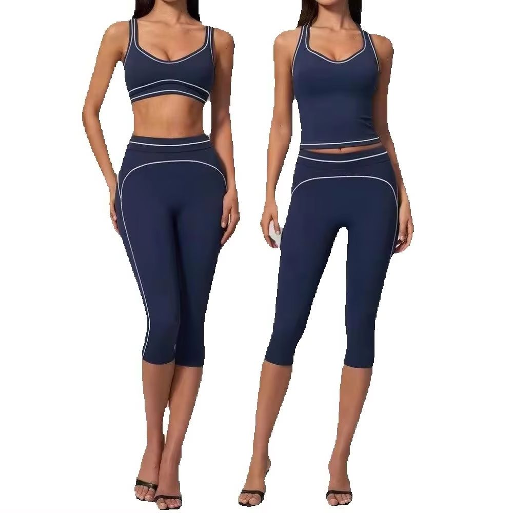 Dames Contrast Stitch Racerbac - Pilates Yoga Class recensie en prijs