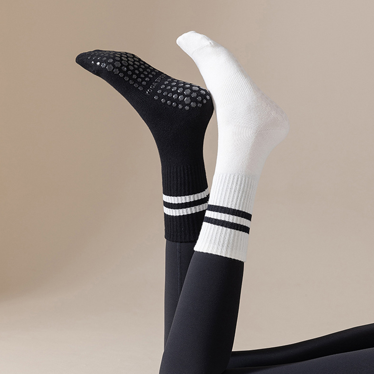 1 Paar Yogasokken, Sokken Met  - Pilates Yoga Hose recensie en prijs