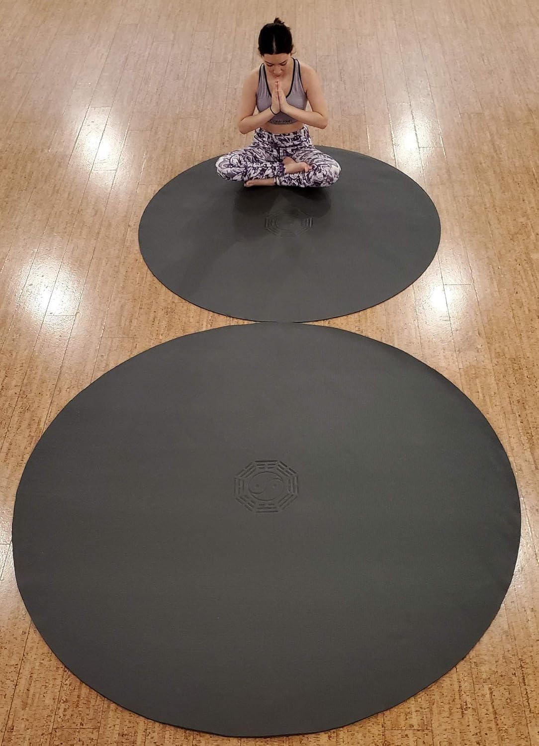 Grote ronde TPE yogamat, paars - Pilates Yoga Taichi recensie en prijs
