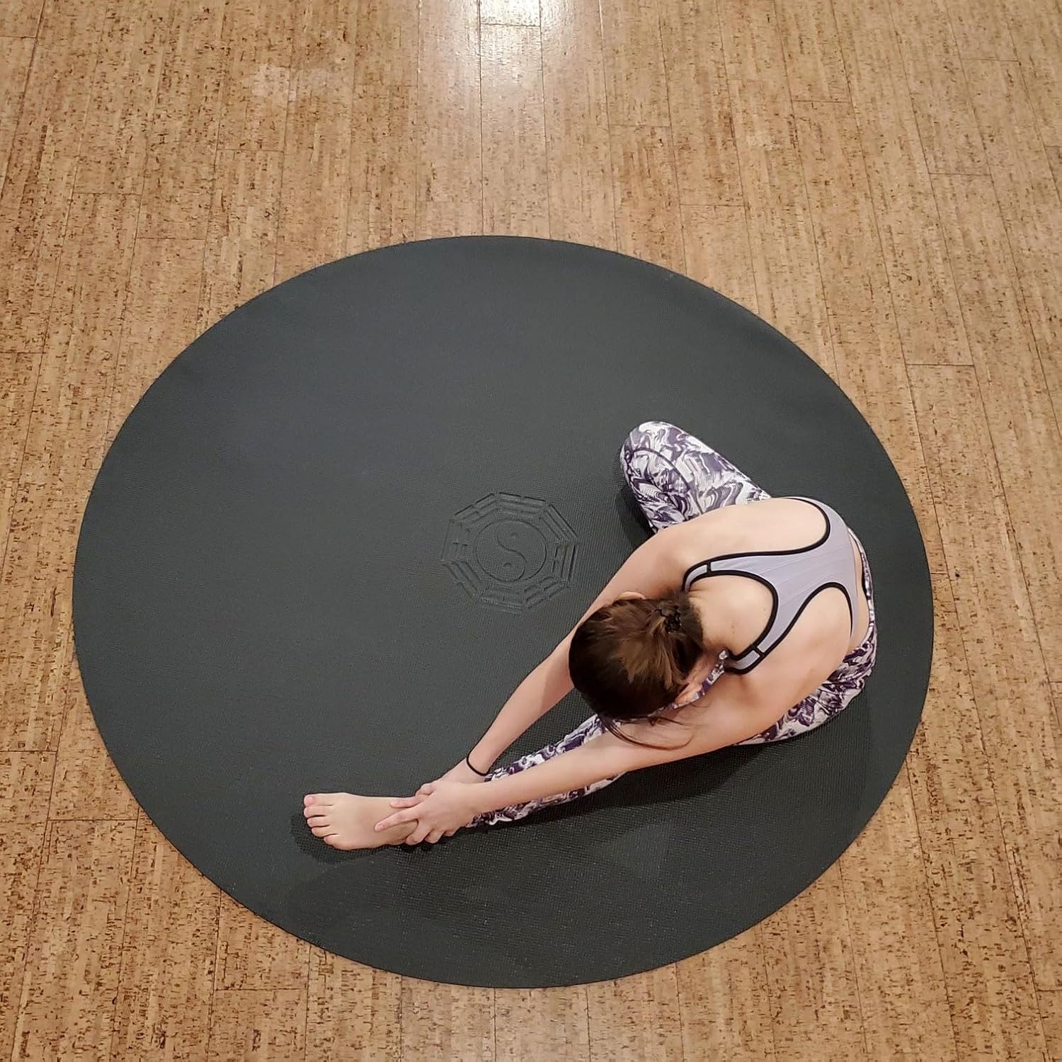 Grote ronde TPE yogamat, paars - Pilates Yoga Taichi recensie en prijs