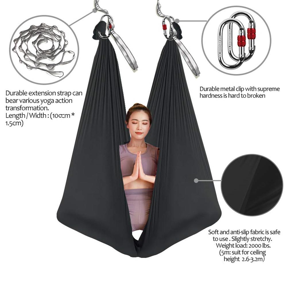 5*2.8m Antenne Yoga Hangmat Se - Aerial Silk Hammock recensie en prijs