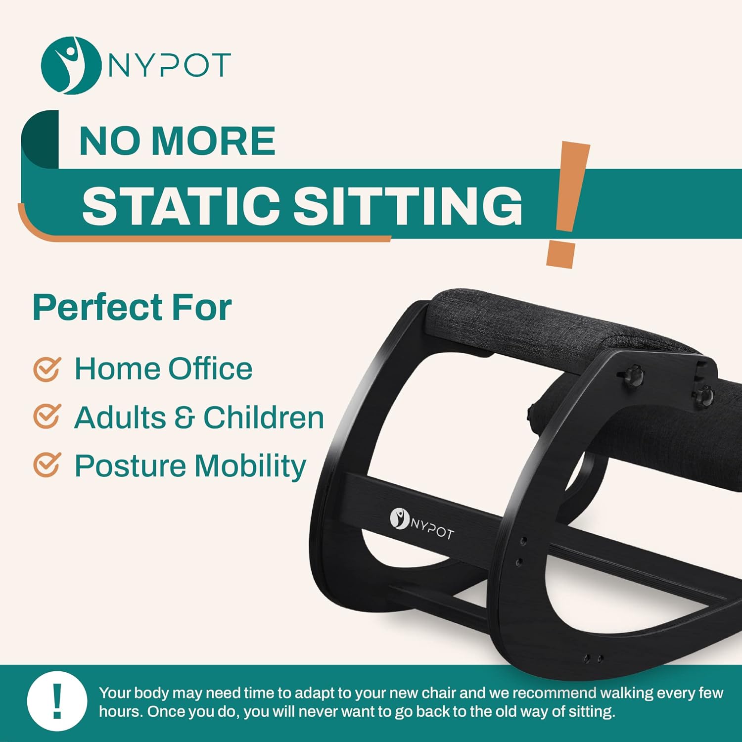 Ergonomische houten knielstoel - Pilates & Yoga Elastic Band recensie en prijs