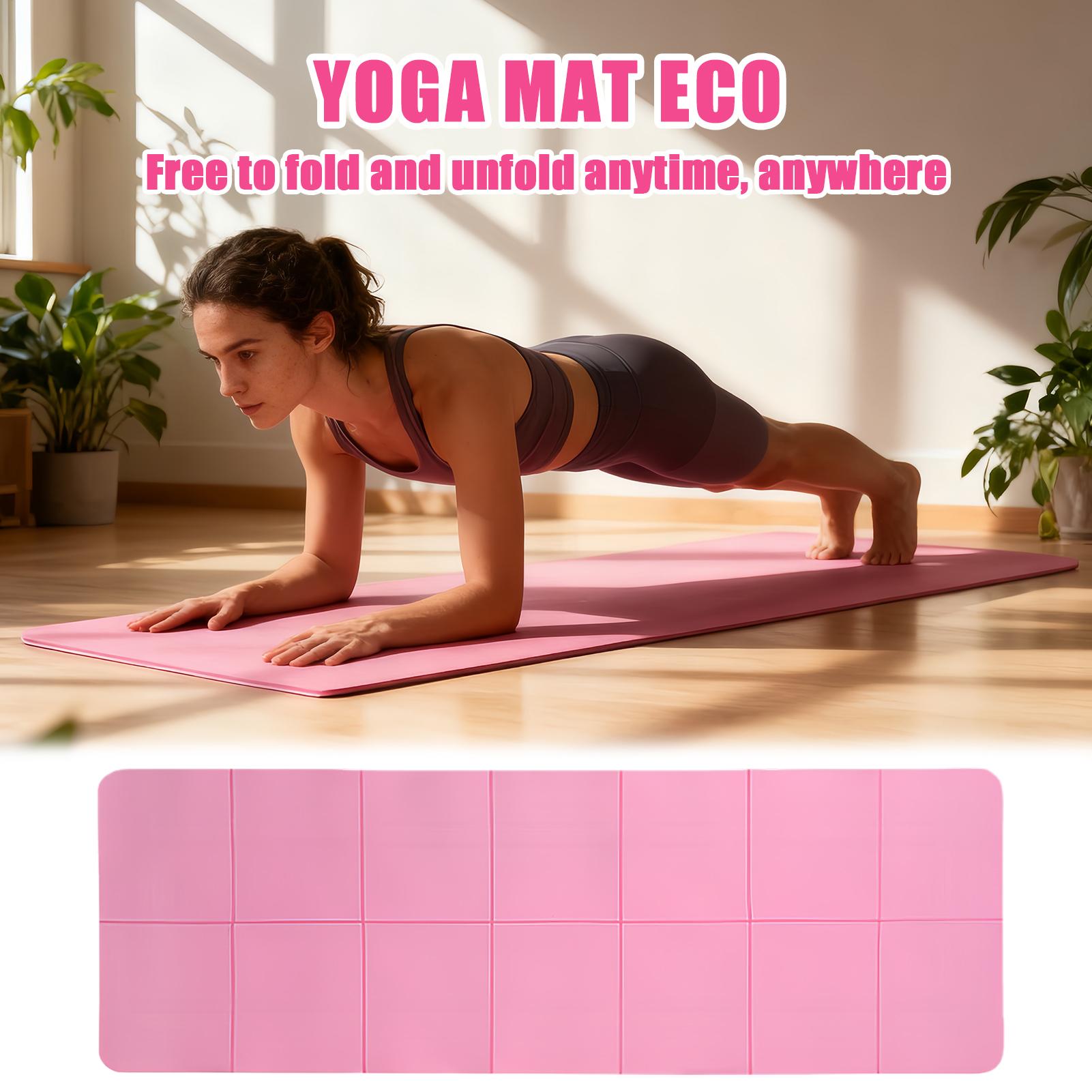 Opvouwbare yogamat 72 x 24 inc - Pilates X Yoga recensie en prijs