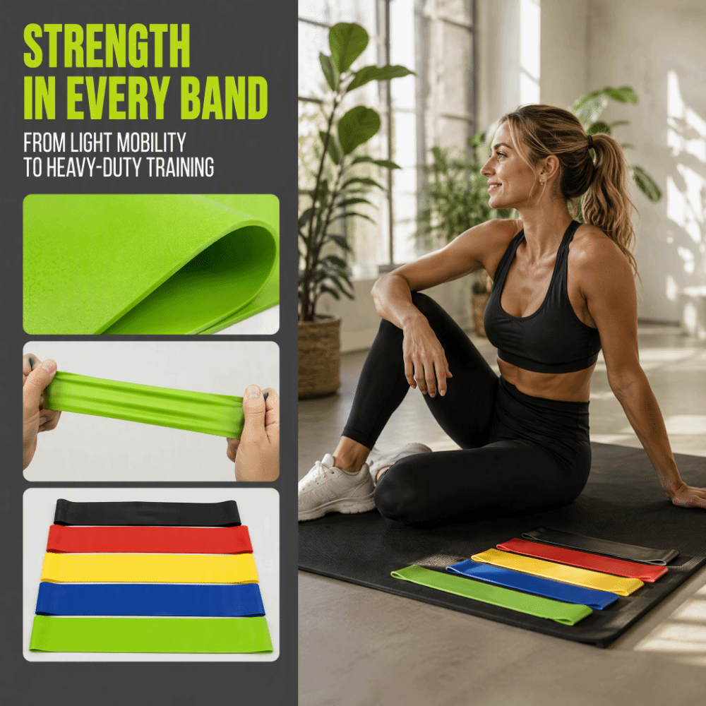 5 stuks 30 x 5cm weerstandsban - Pilates X Yoga recensie en prijs