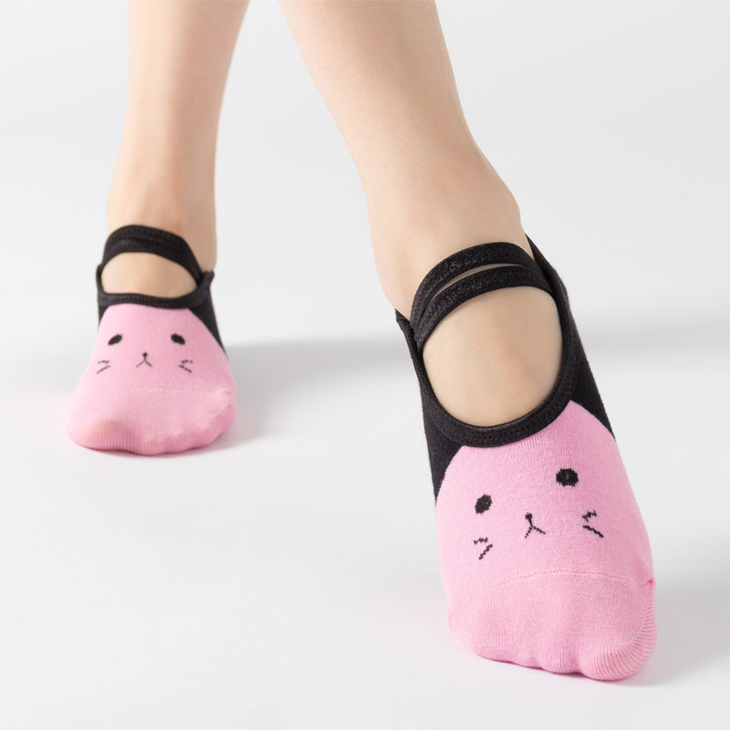 Leuke Kat Cartoon Yoga Sokken  - Pilates Yoga Hose recensie en prijs