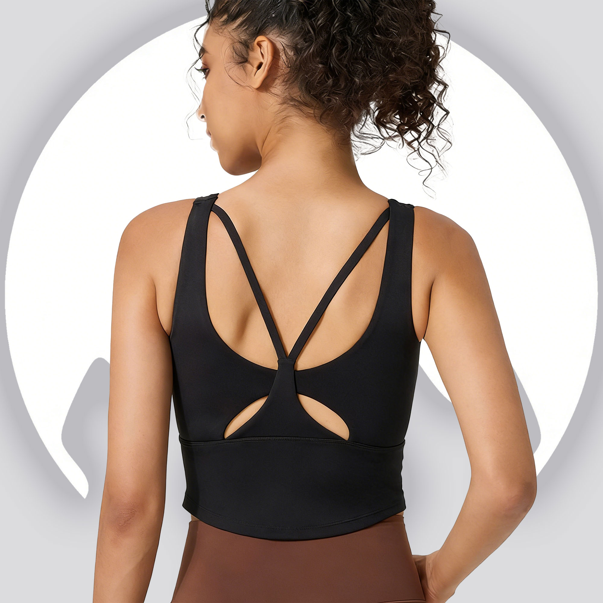 Yoga sportbeha met vaste cups  - Pilates Yoga Exercises recensie en prijs
