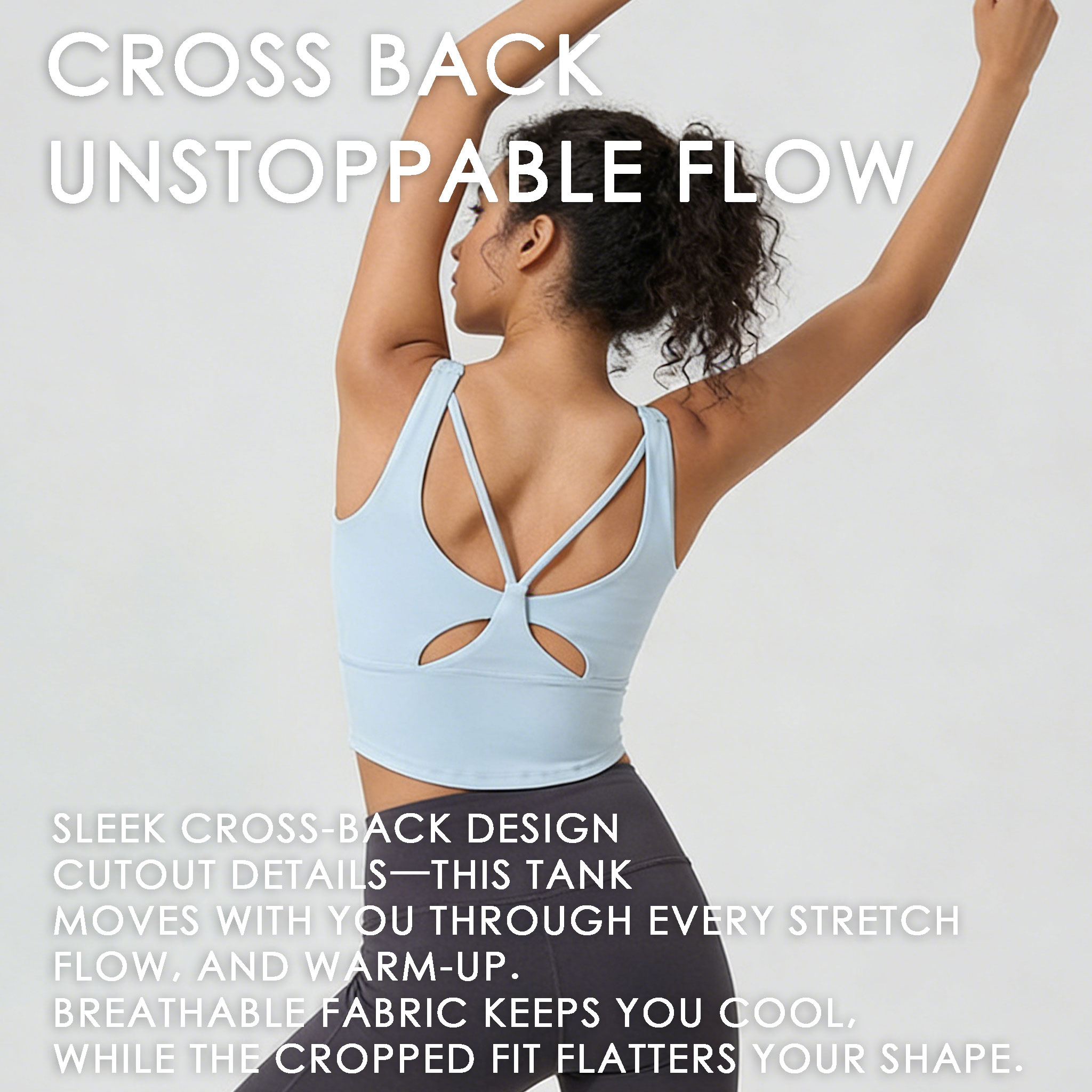 Yoga sportbeha met vaste cups  - Pilates Yoga Exercises recensie en prijs