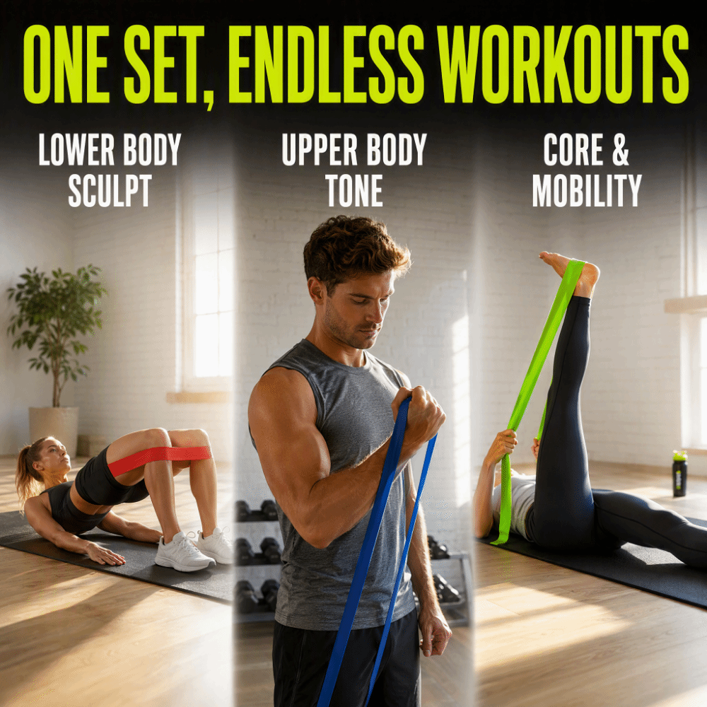 5 stuks 30 x 5cm weerstandsban - Pilates X Yoga recensie en prijs